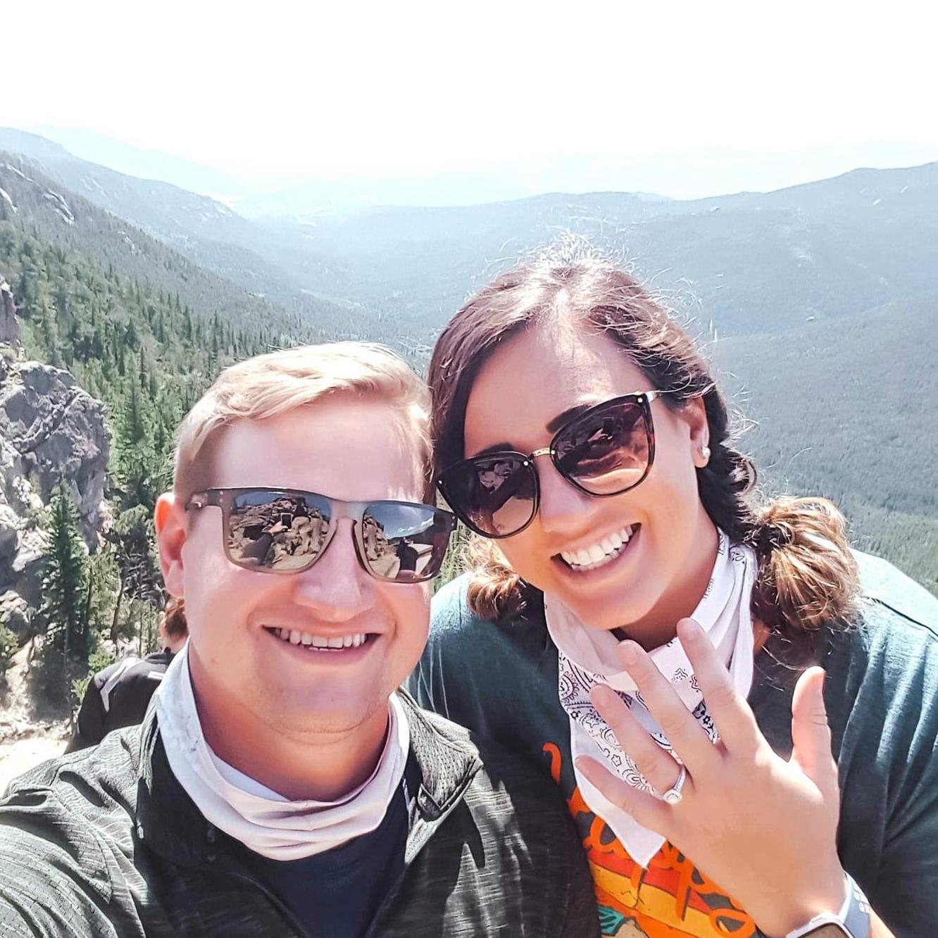 The day we got engaged!