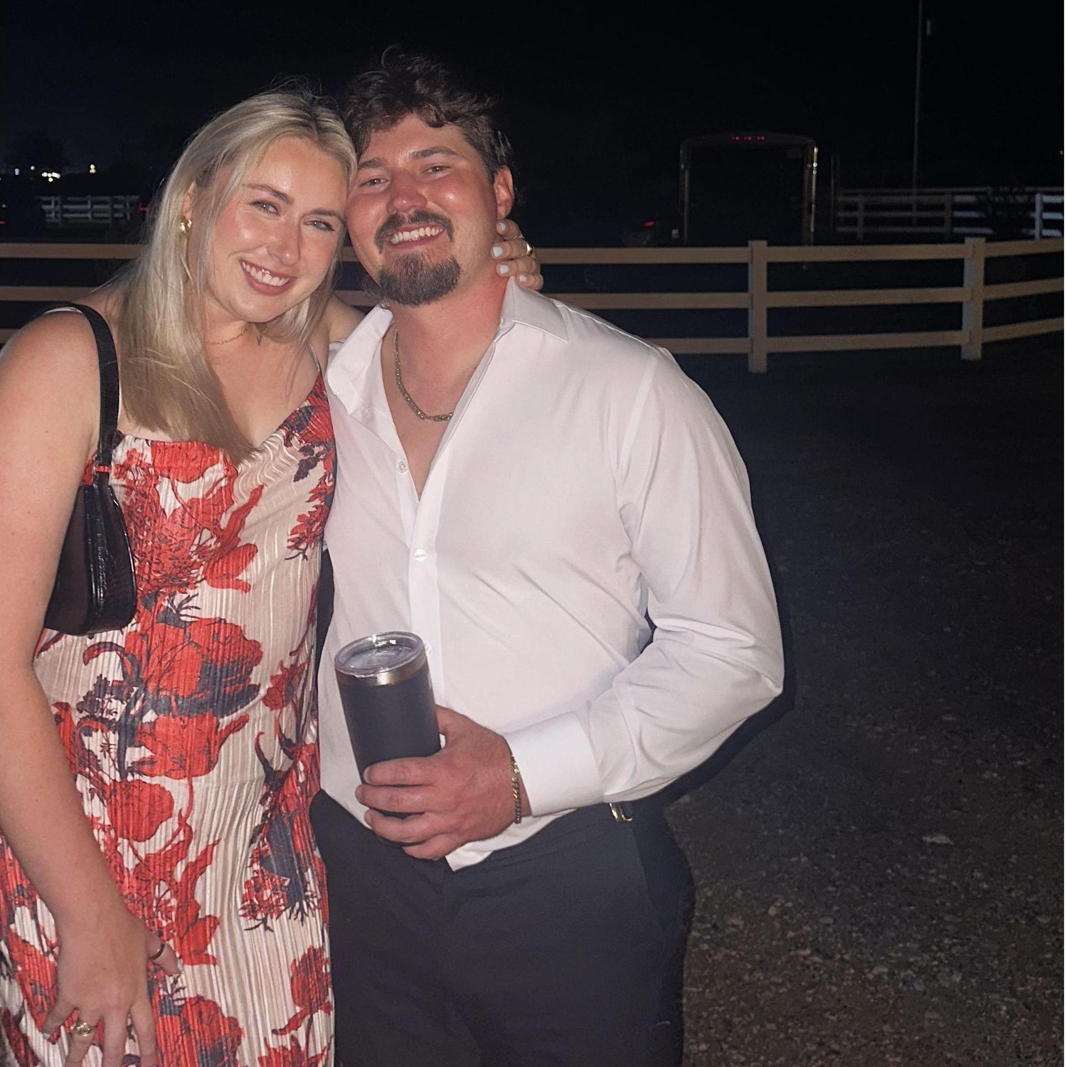 Us at John Garza’s wedding.