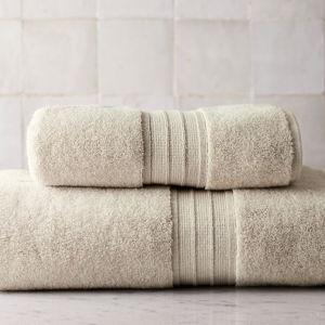 Pottery Barn Hydrocotton Quick-Dry Washcloth Heathered Oatmeal