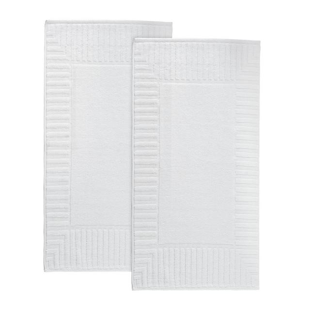Enchante Home Timaru 2.Pc Turkish Cotton Bath Mat Set