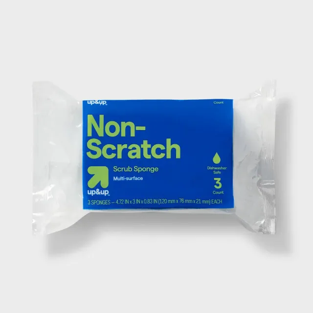 Non-Scratch Scrub Sponges - 3ct - up&up™