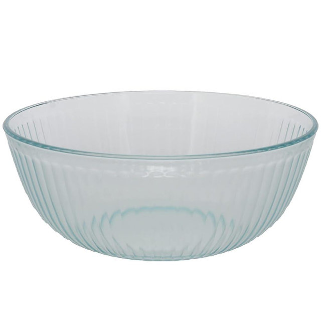 Pyrex 7404 4.5qt Sculpted Glass Mixing Bowl Made in the USA