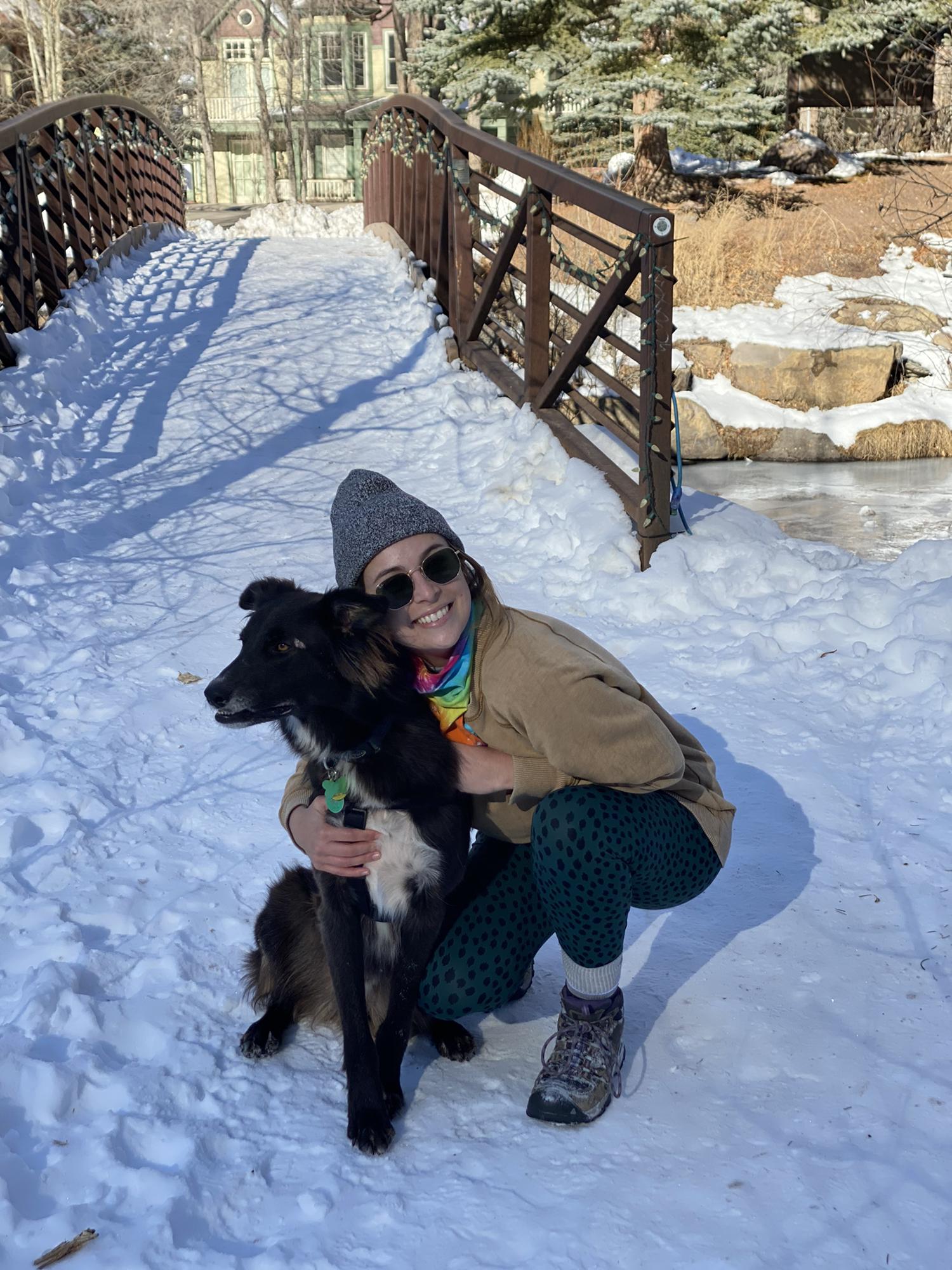 Chiso’s first time experiencing snow in Telluride