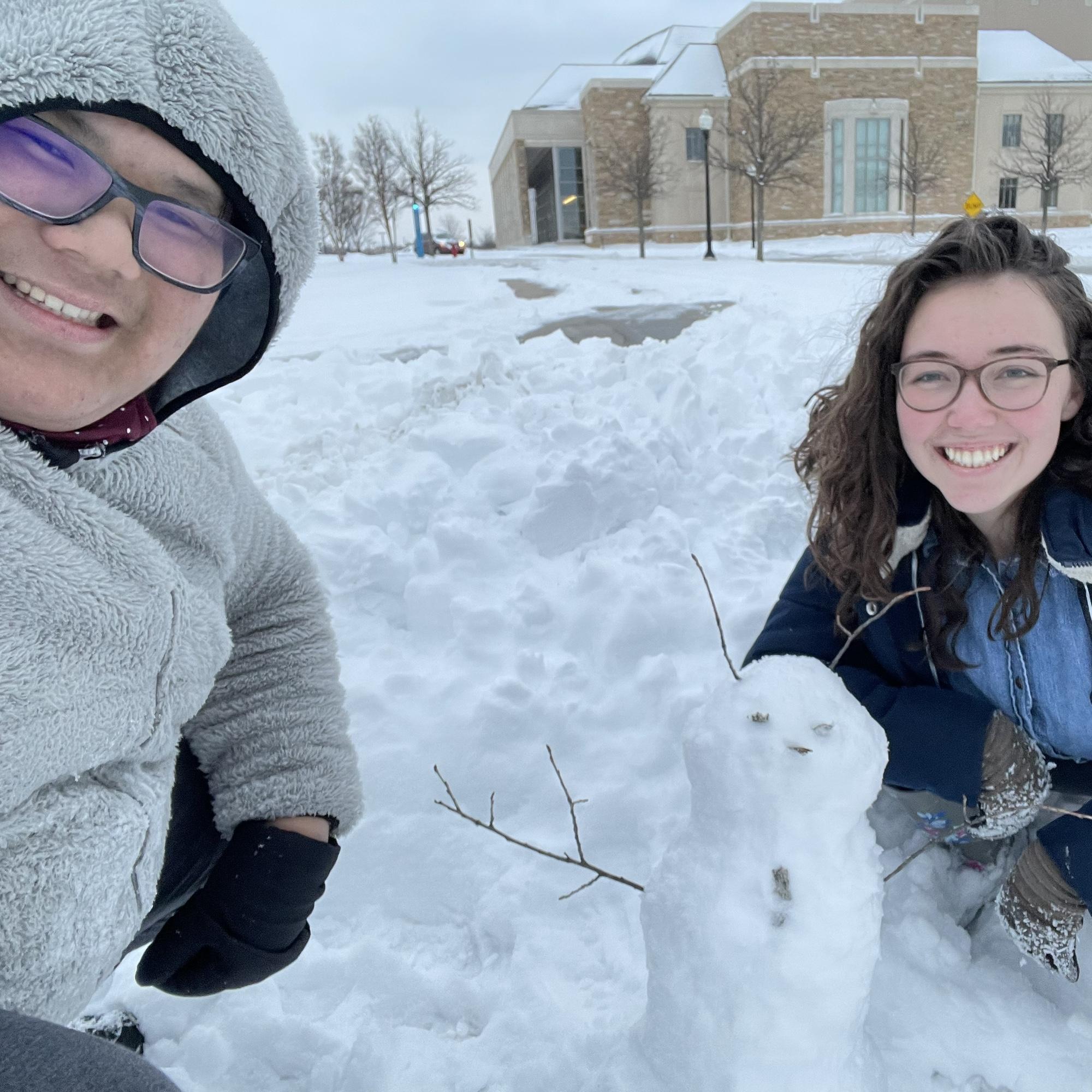 Snowmen at TU ☃️