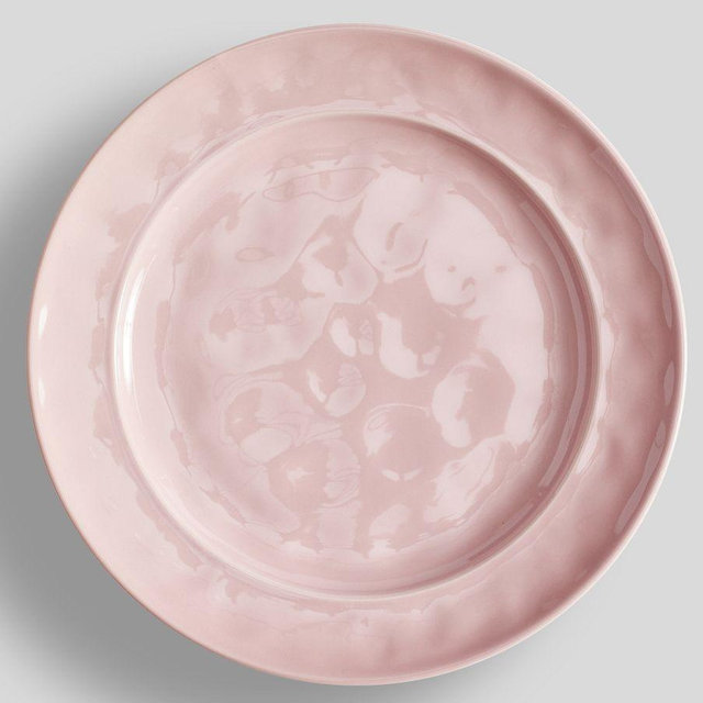 Cambria Stoneware Dinner Plates, 10 3/4", Set of 4 - Rose