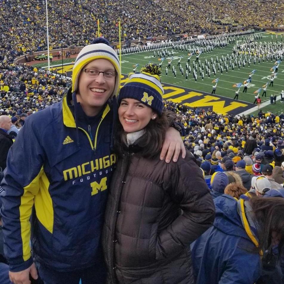 Erica's first trip to The Big House.