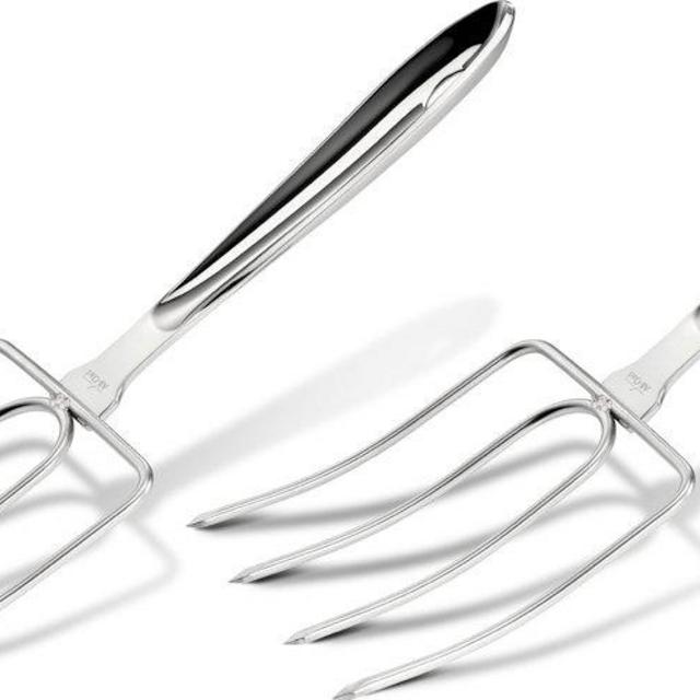 All-Clad T167 Stainless Steel Turkey Forks Set, 2-Piece, Silver