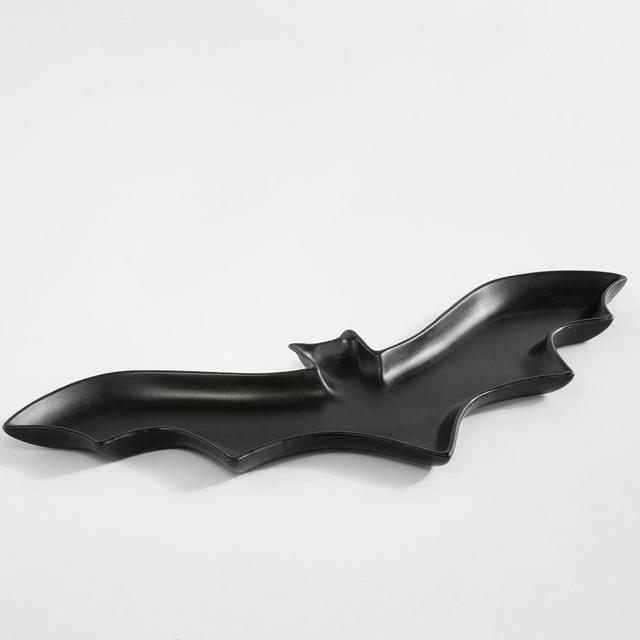 Figural Bat Stoneware Serve Platter