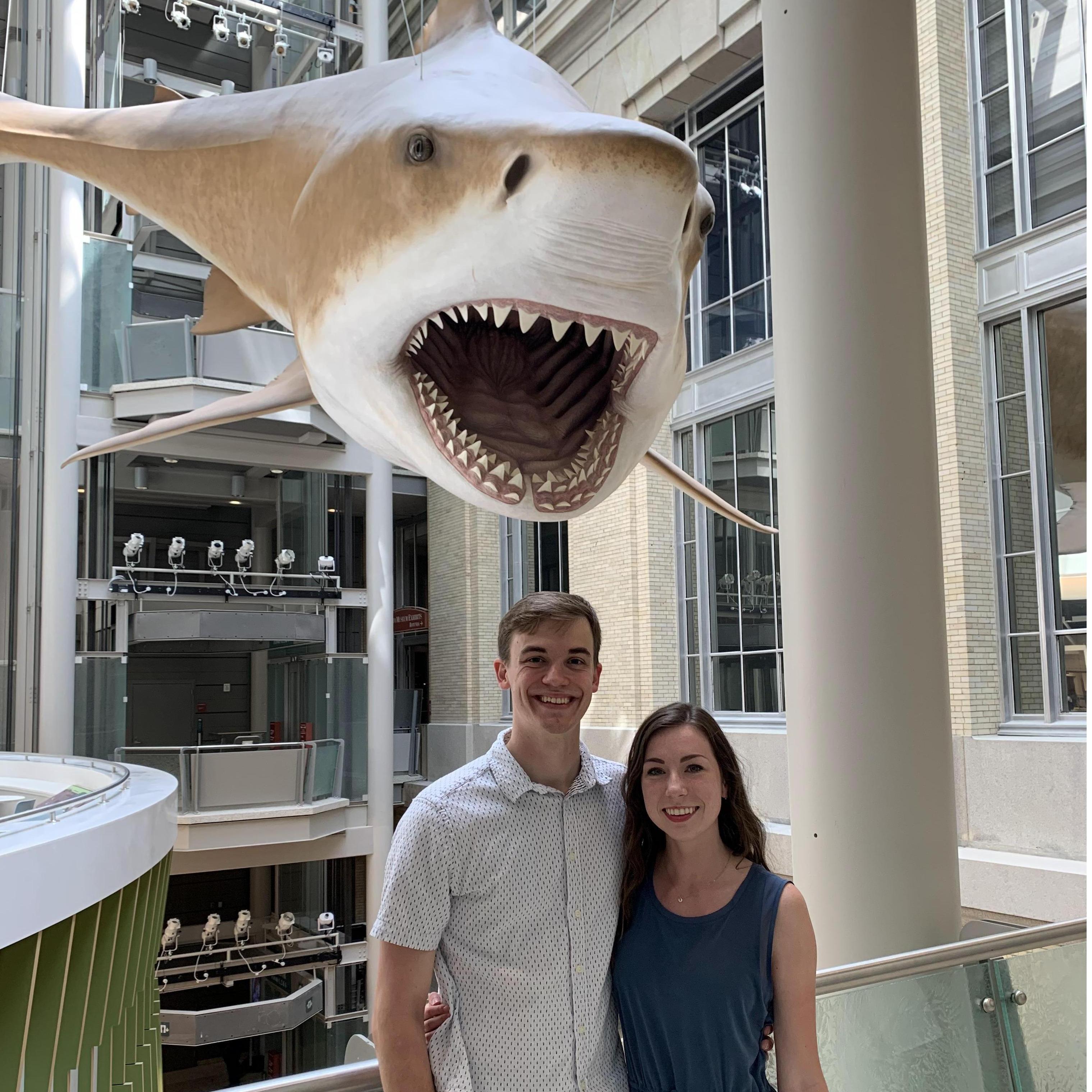Hudson proposed by creating a scavenger hunt in DC - follow along with us!
Clue 1: There’s nothing natural about this museum! See if you can find the following items. Don’t forget to take pictures!