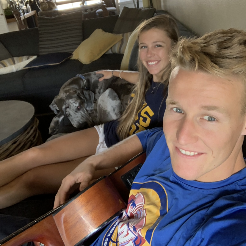 Serenading Great Danes since 2018.