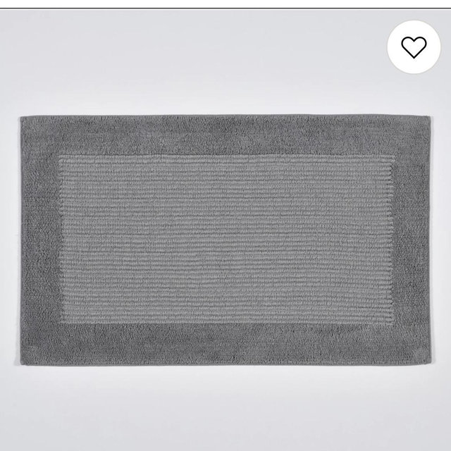 Sonoma Goods For Life® Cotton Reversible Bathmat - Dark Gray, 23X38