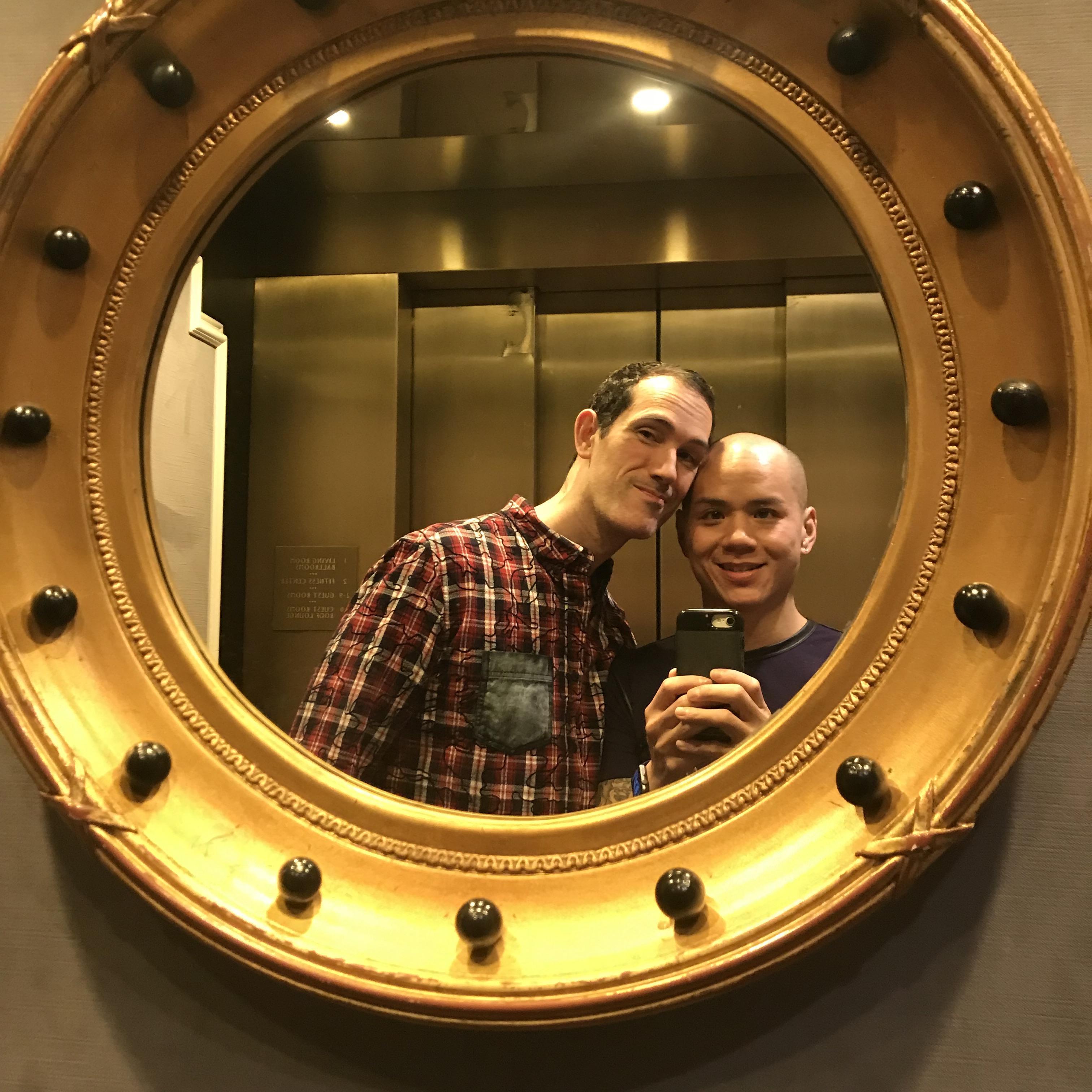 We love good lighting and a selfie (and Philly, where this was taken).