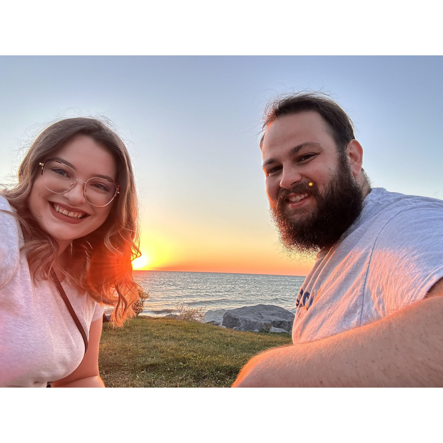 The light house, the day after we got engaged