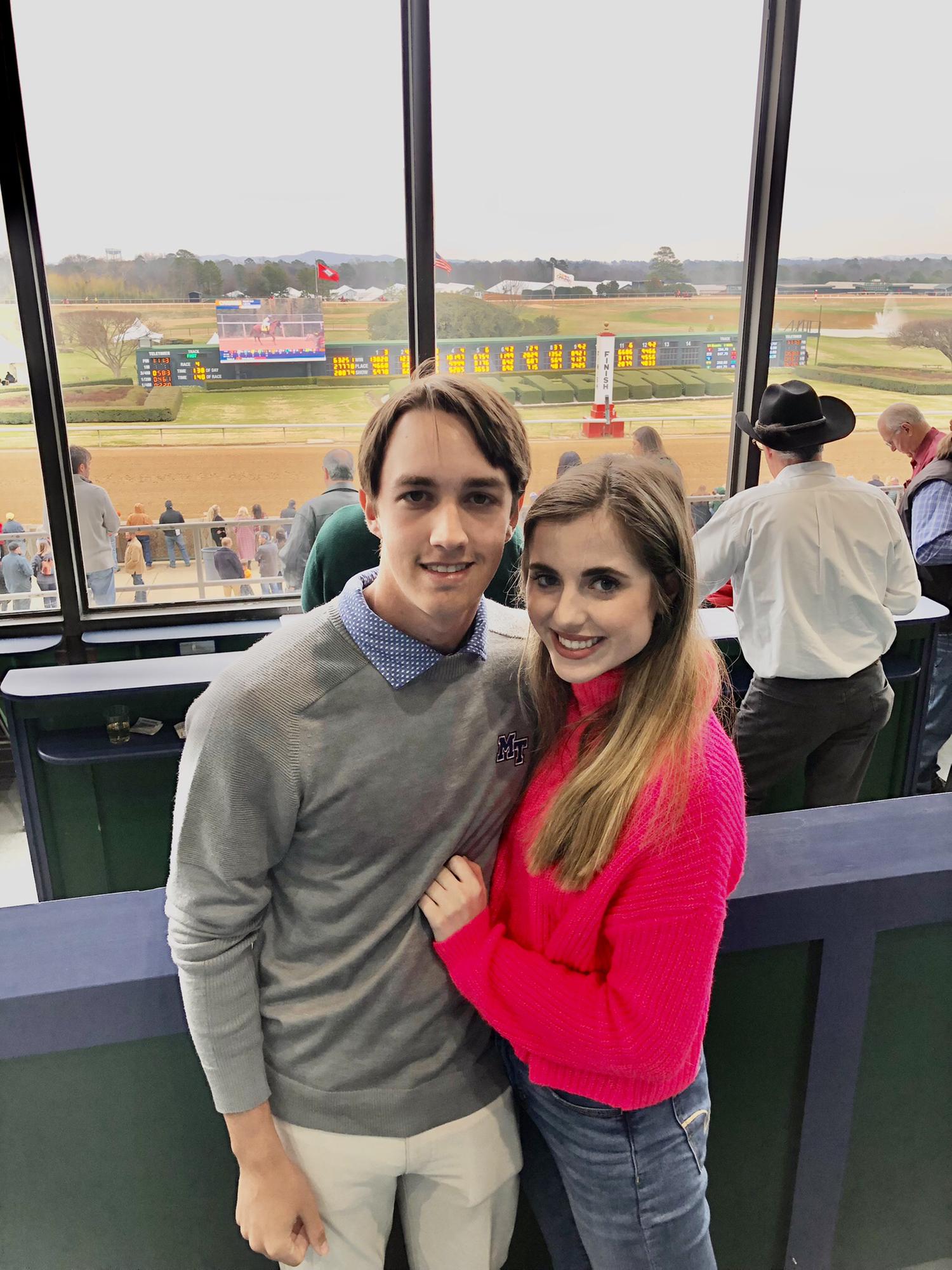 Camden & Kara at Oaklawn races