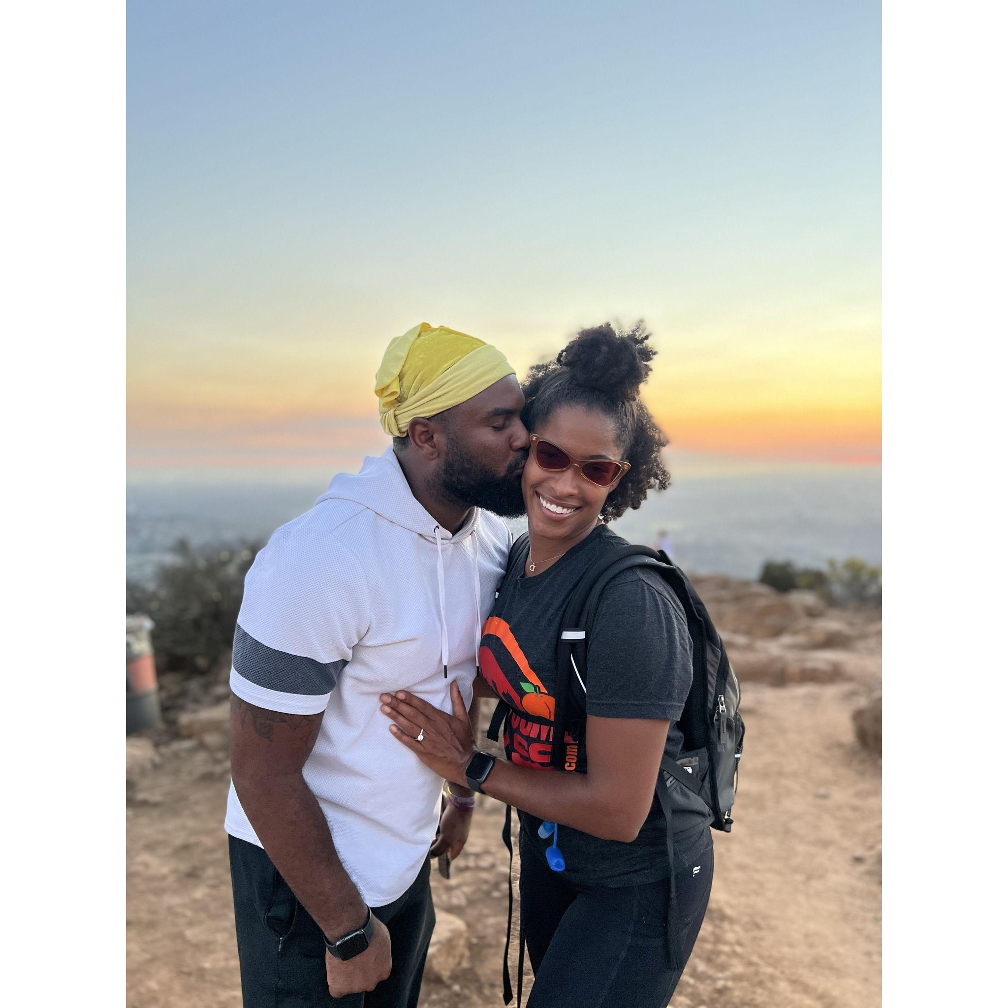 Hiking the beautiful San Diego mountains in 2022.