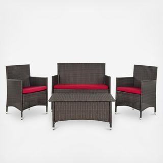 Millie 4-Piece Outdoor Wicker Set