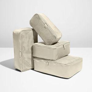 The Insider Packing Cubes in Salt White