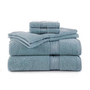Martex Staybright 6-Piece Towel Set in Blue