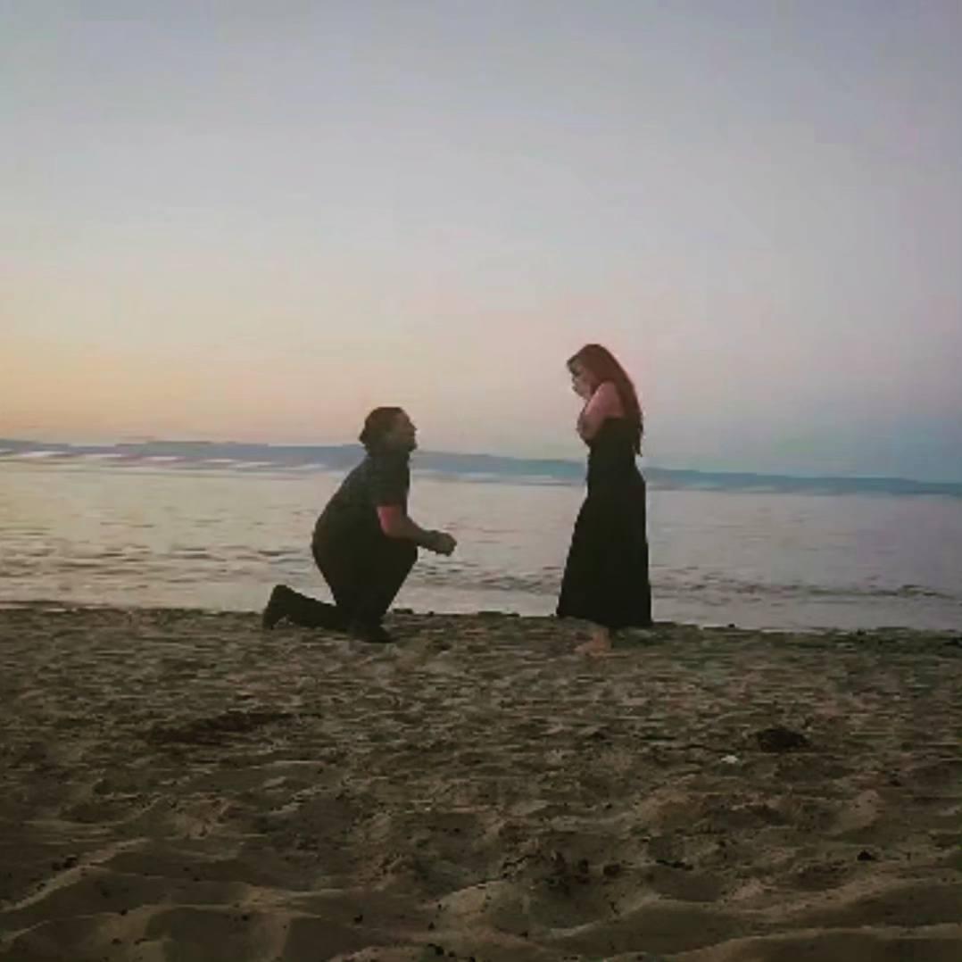 September 28, 2023 - proposal on the beach