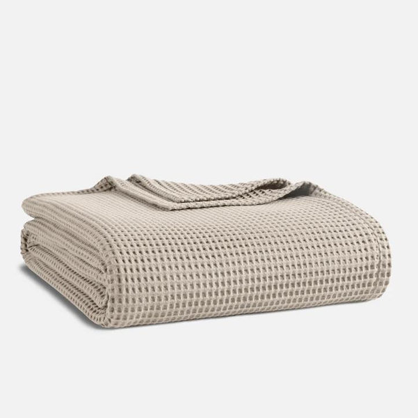 Dreamweave Waffle Bed Blanket - Pebble