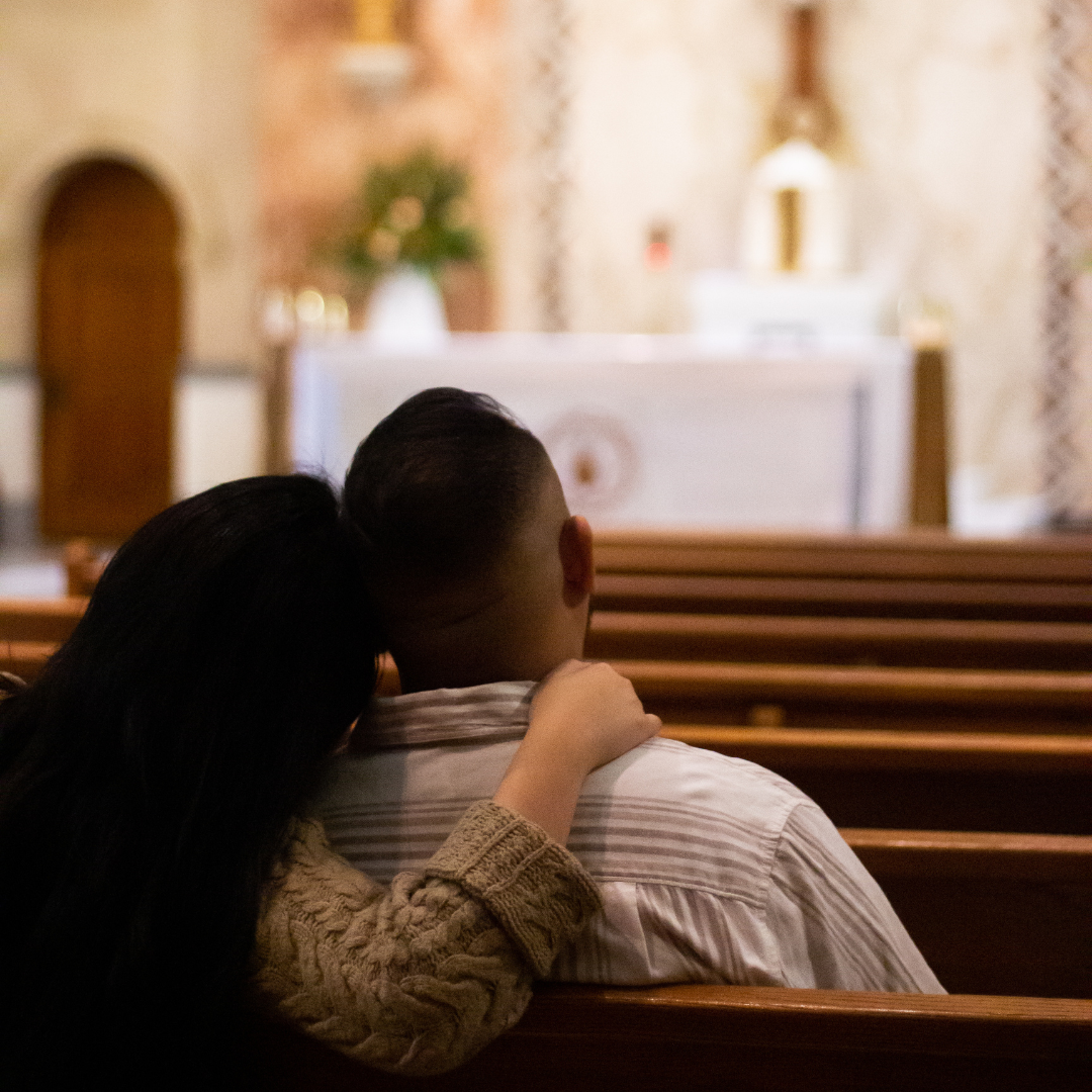 We look to Jesus, the Eternal Bridegroom and the bedrock of our future marriage, for strength and courage to love as we ought.