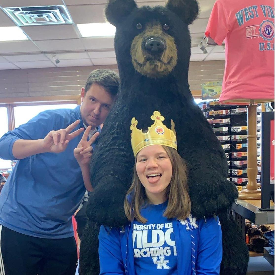 A photobomb with two kids who didn't know each other :)