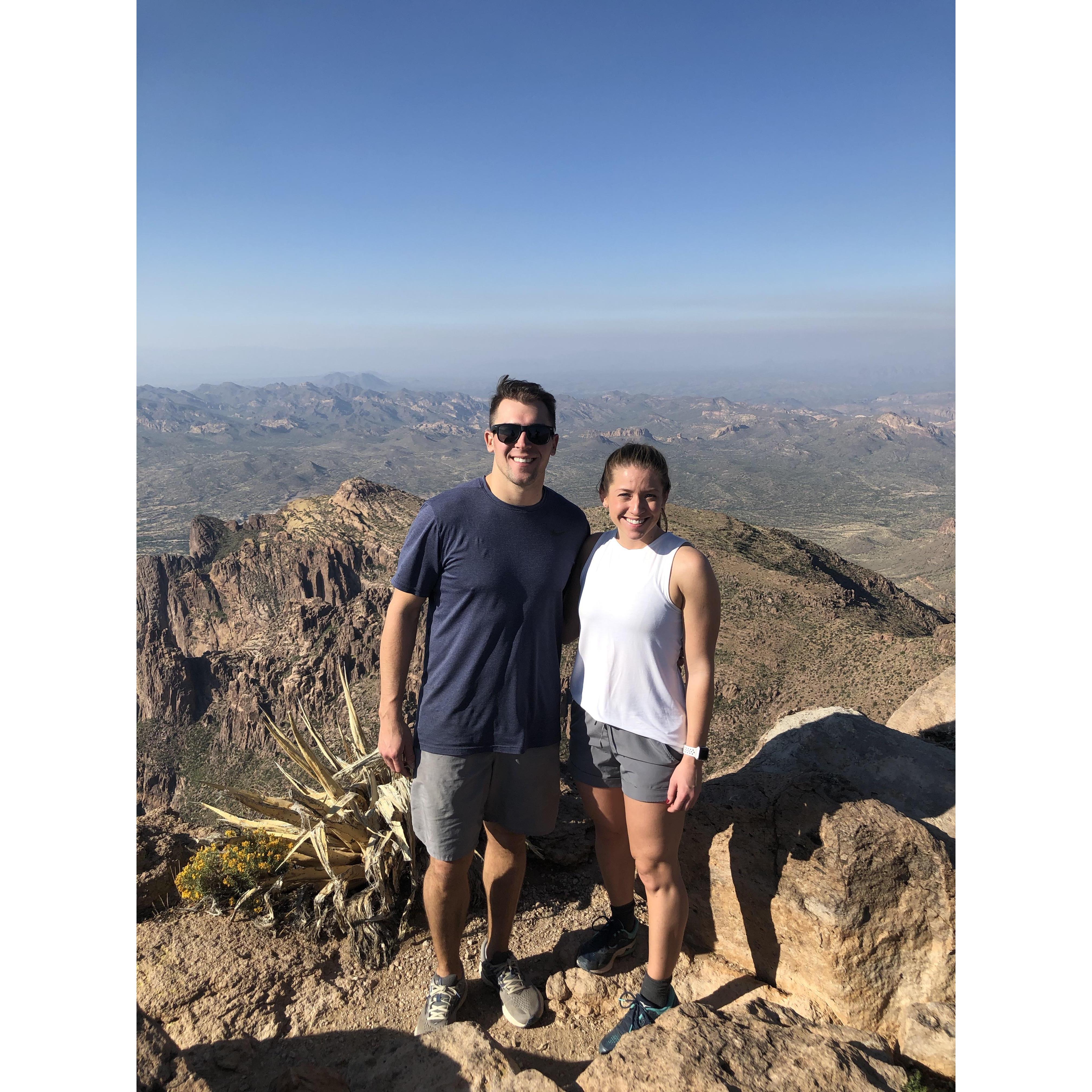 Yet another hike we went on in Scottsdale, AZ. This was the most technical and vertical hike we've been on. It took 4 hours!