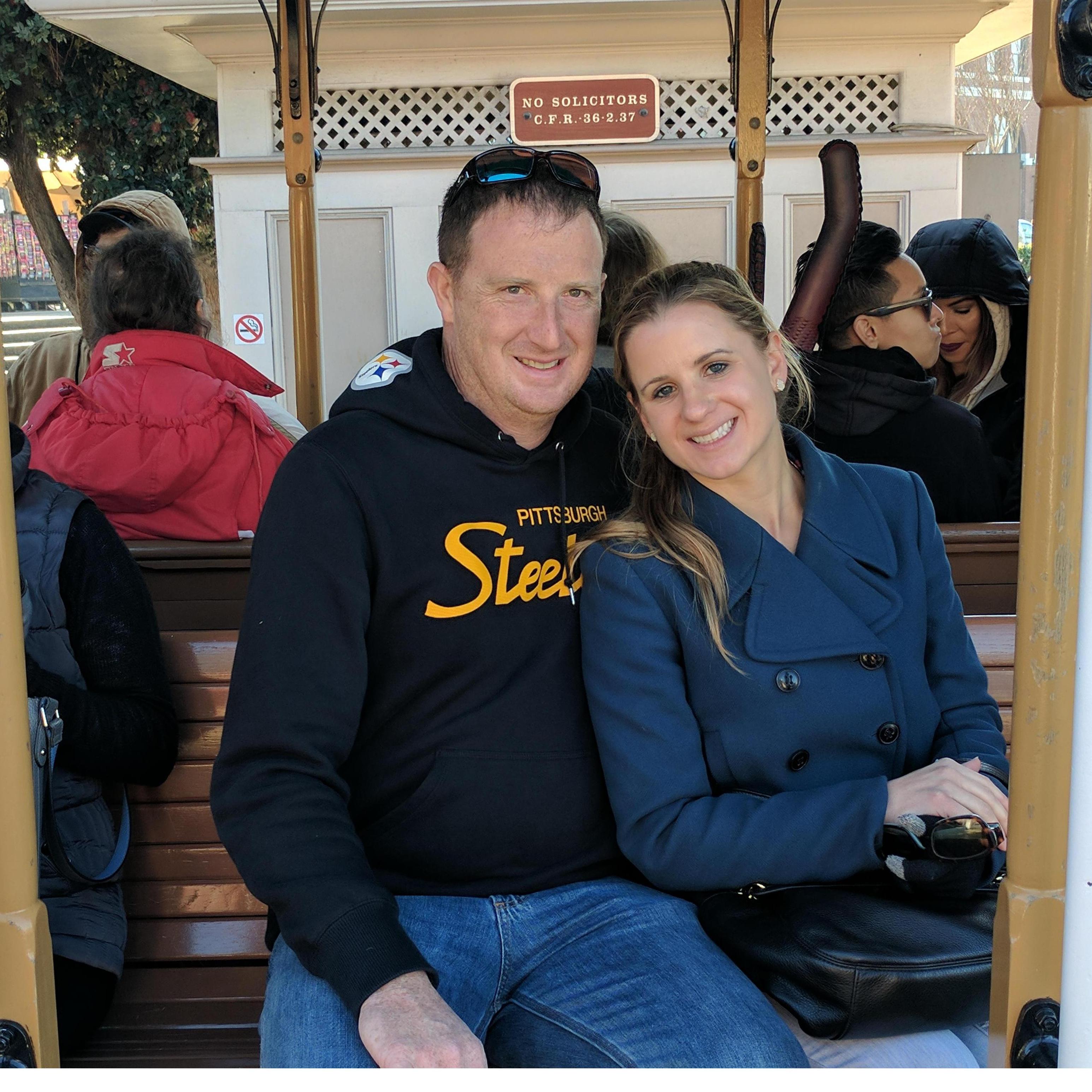 Riding Trolley's in San Francisco