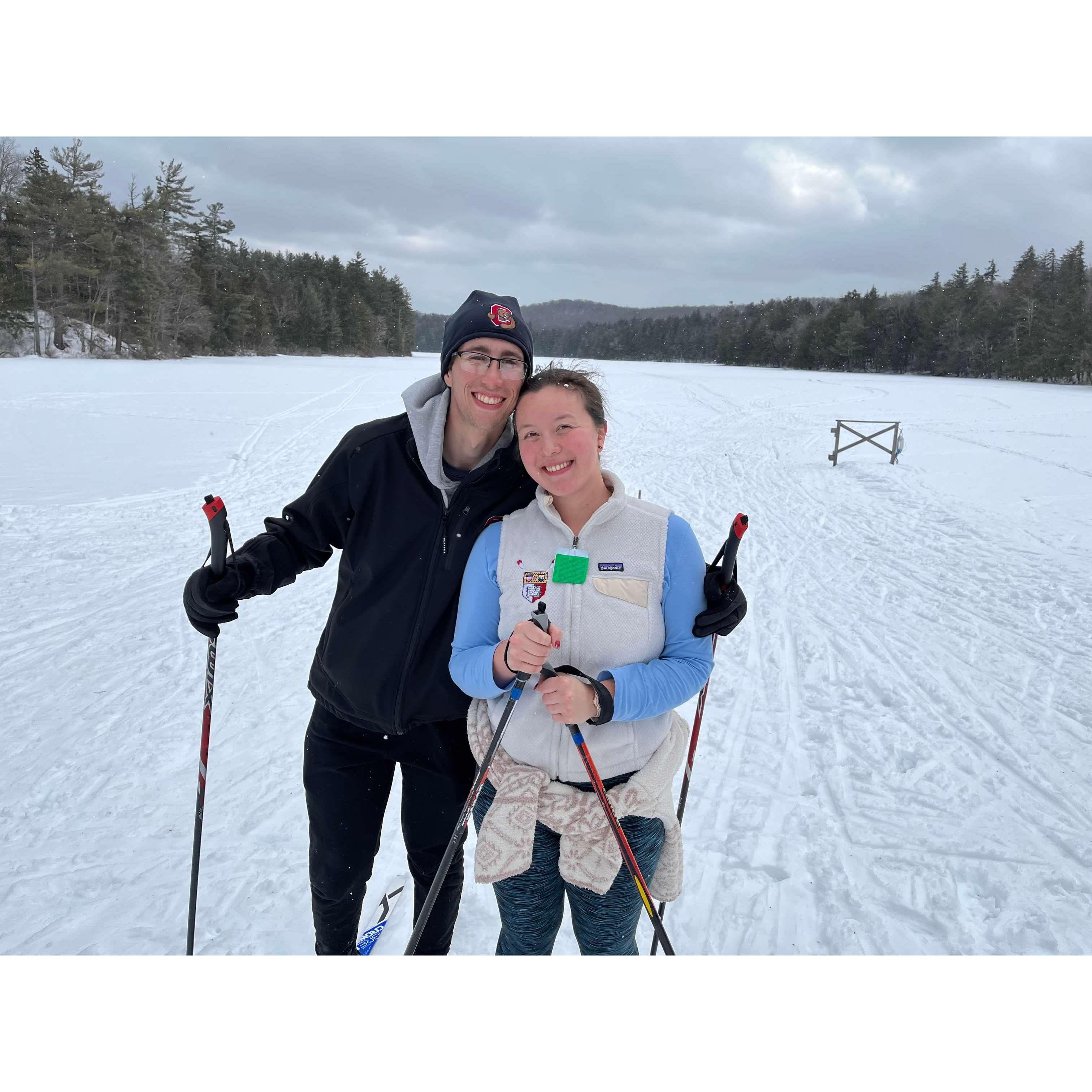 XC skiing!