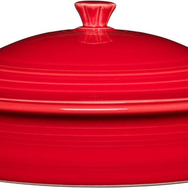 Homer Laughlin Tortilla Warmer, Scarlet