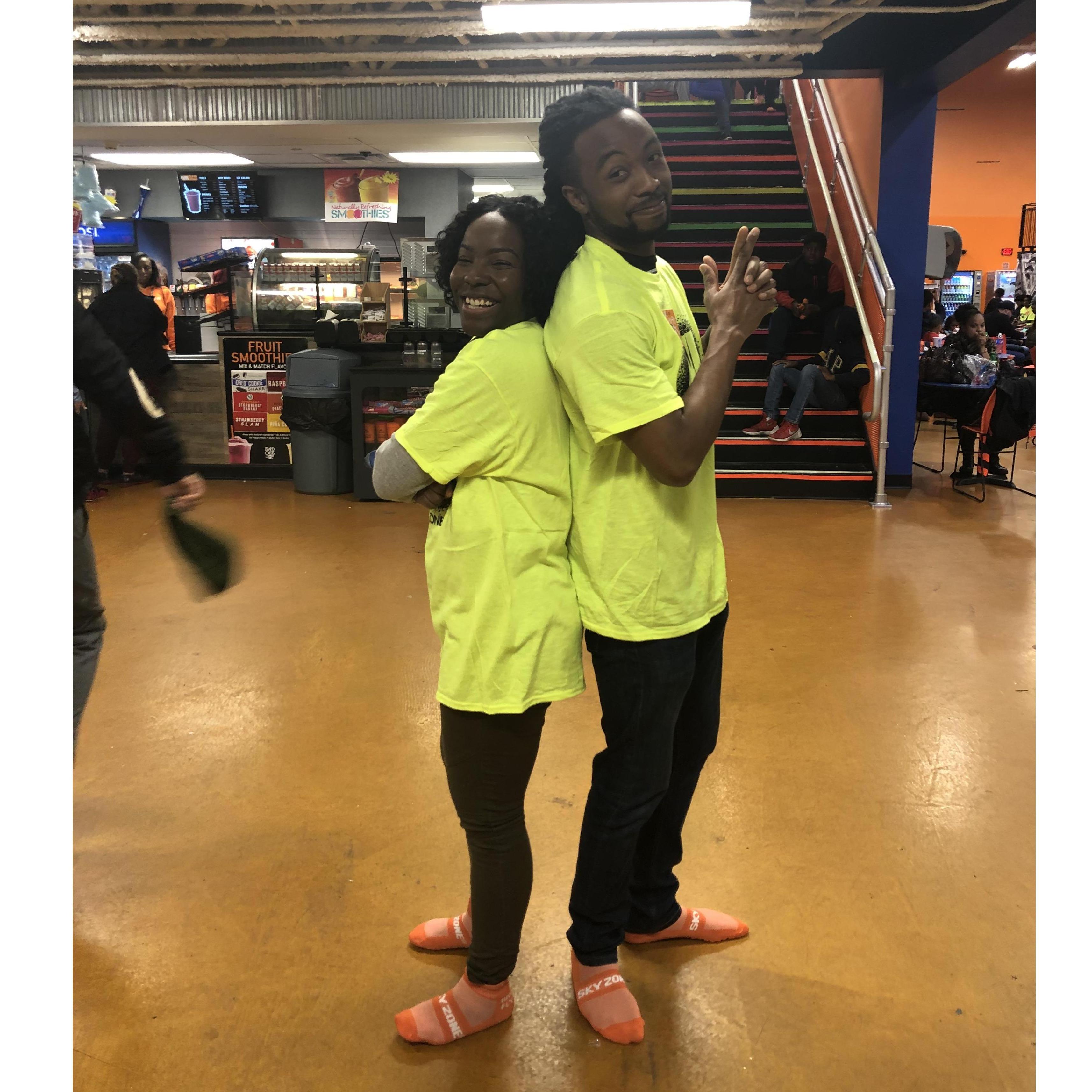 Ready to tackle any challenge with my best friend.