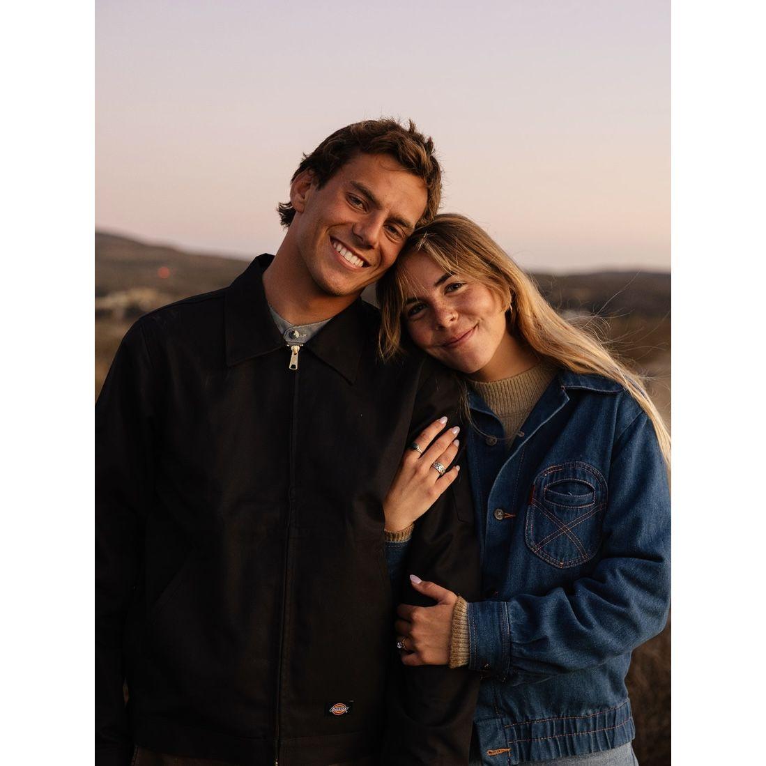 Right after getting engaged! At Jalama.