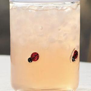 Icon Juice Glass | Lady Bug