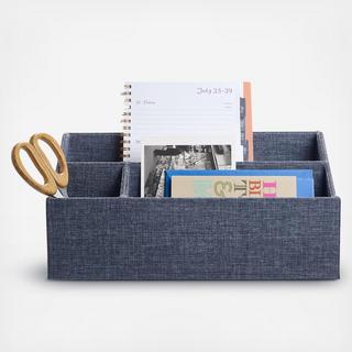 Indigo Desk Organizer