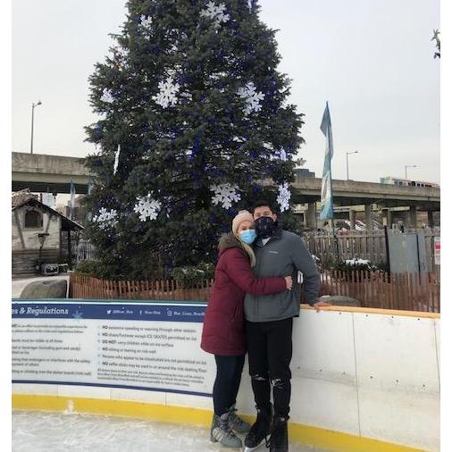 Ice Skating at Penn's Landing