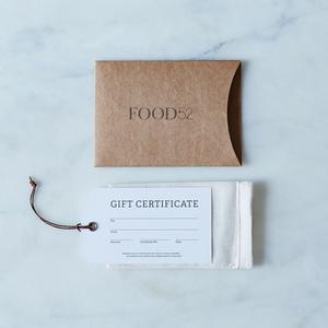 Food 52 Gift Card