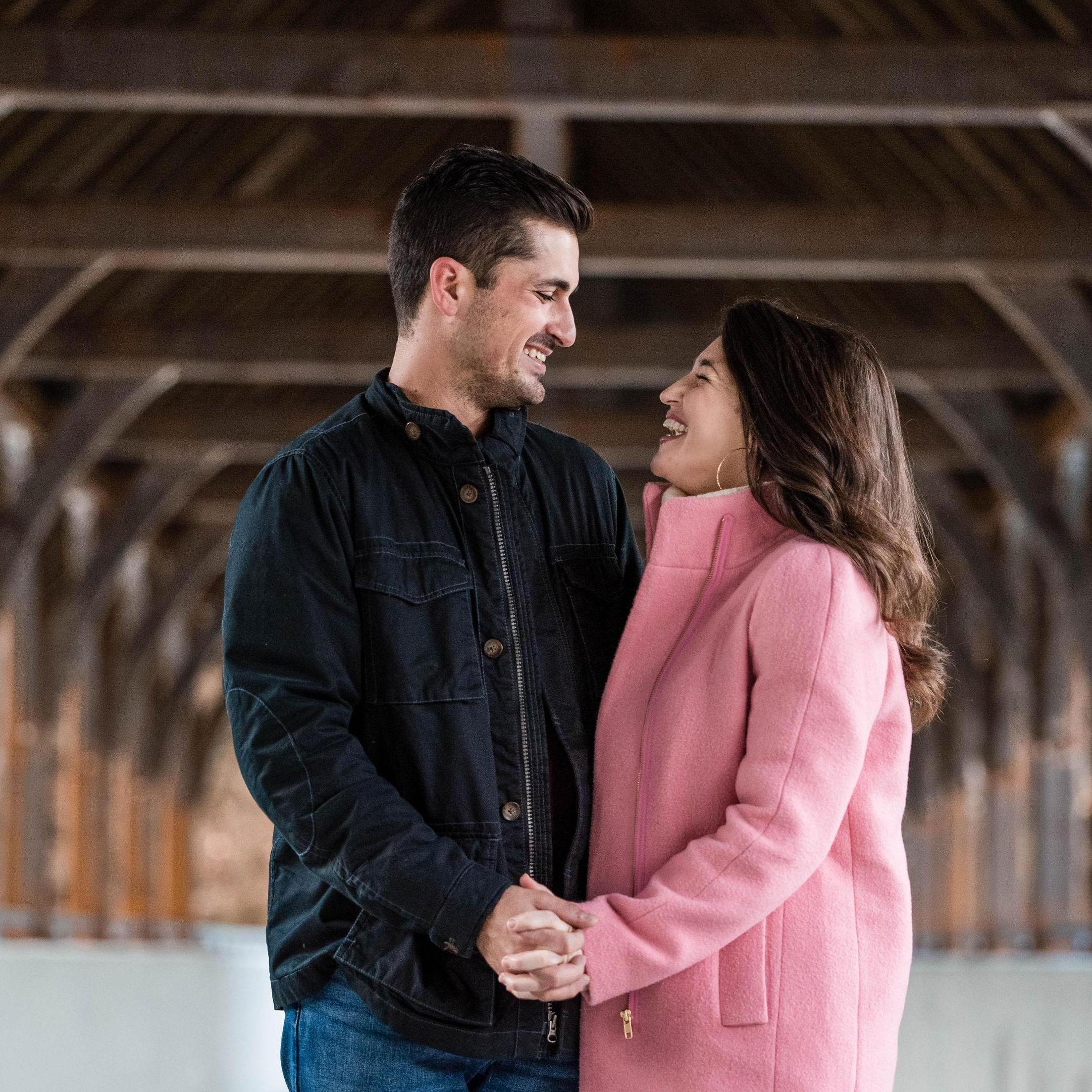 Spontaneous photo shoot- right after we got engaged in Townsend, TN