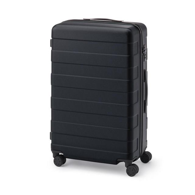 Adjustable Handle Hard Carry Suitcase - 63L (Black)