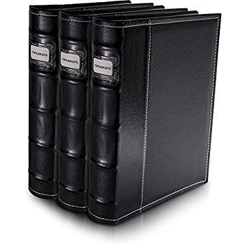 American Covers 11307 Black Vinyl Cd & DVD Storage Binder / Organizer - 3 Pack