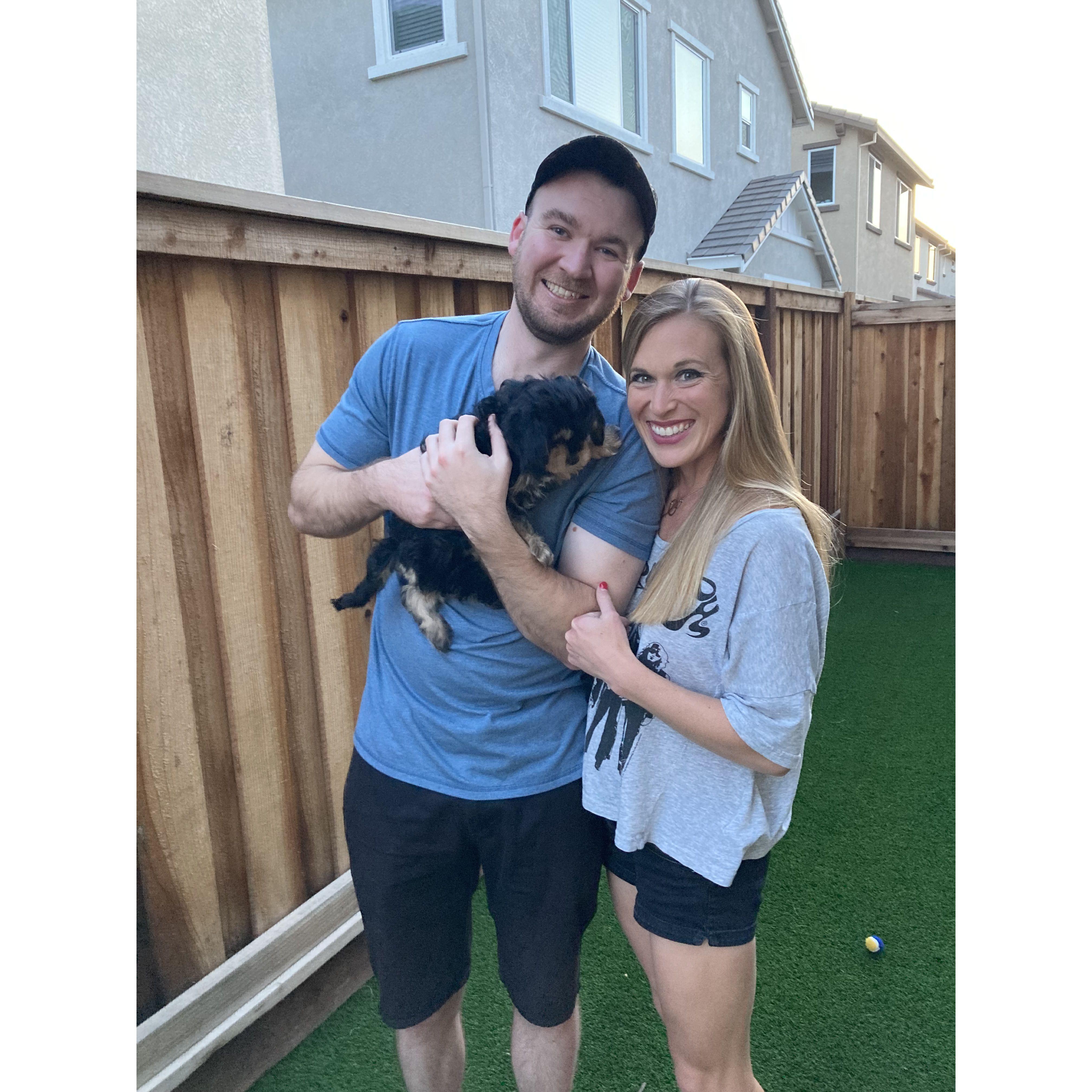 Our first pet together.