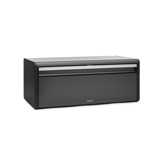 Brabantia Fall Front Bread Box, Confident Gray