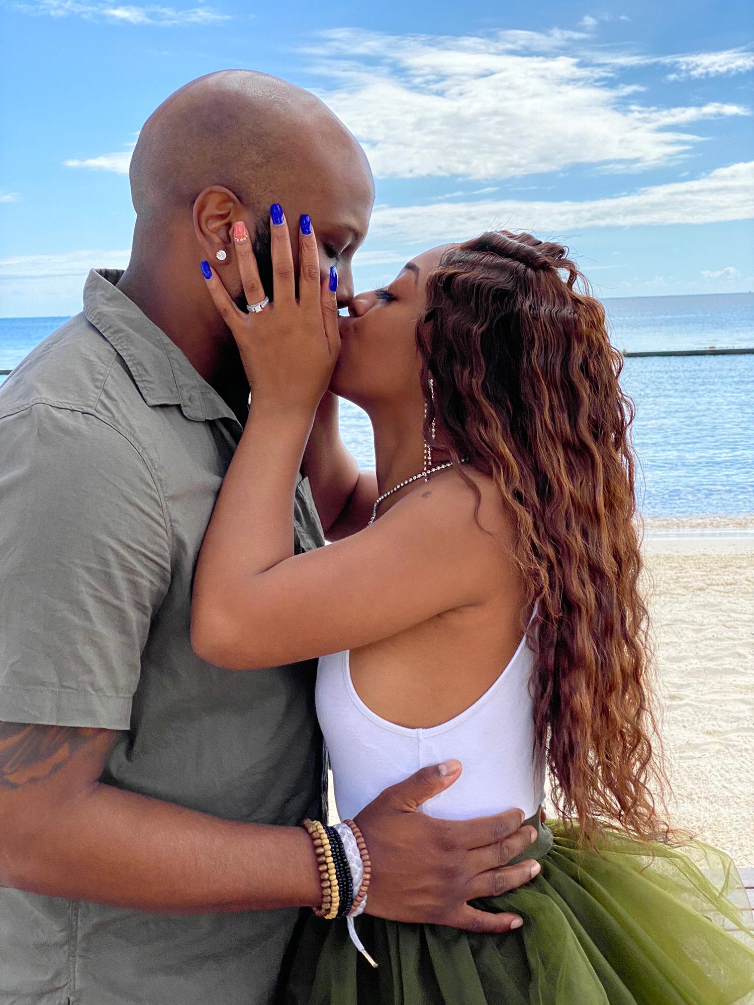 our journey began as boyfriend and girlfriend in the Month of July and we will Wed 5 years later in the month of July.