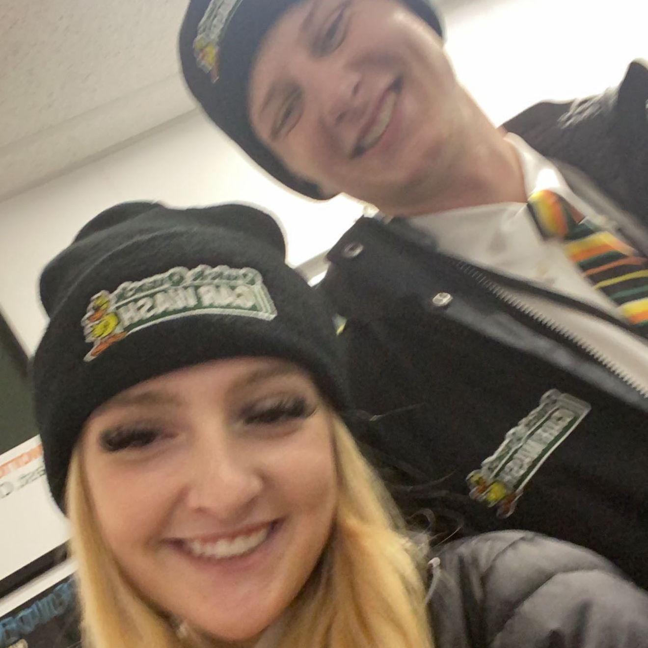 Our first picture together! To think it all started at a Quick Quack car wash hahah