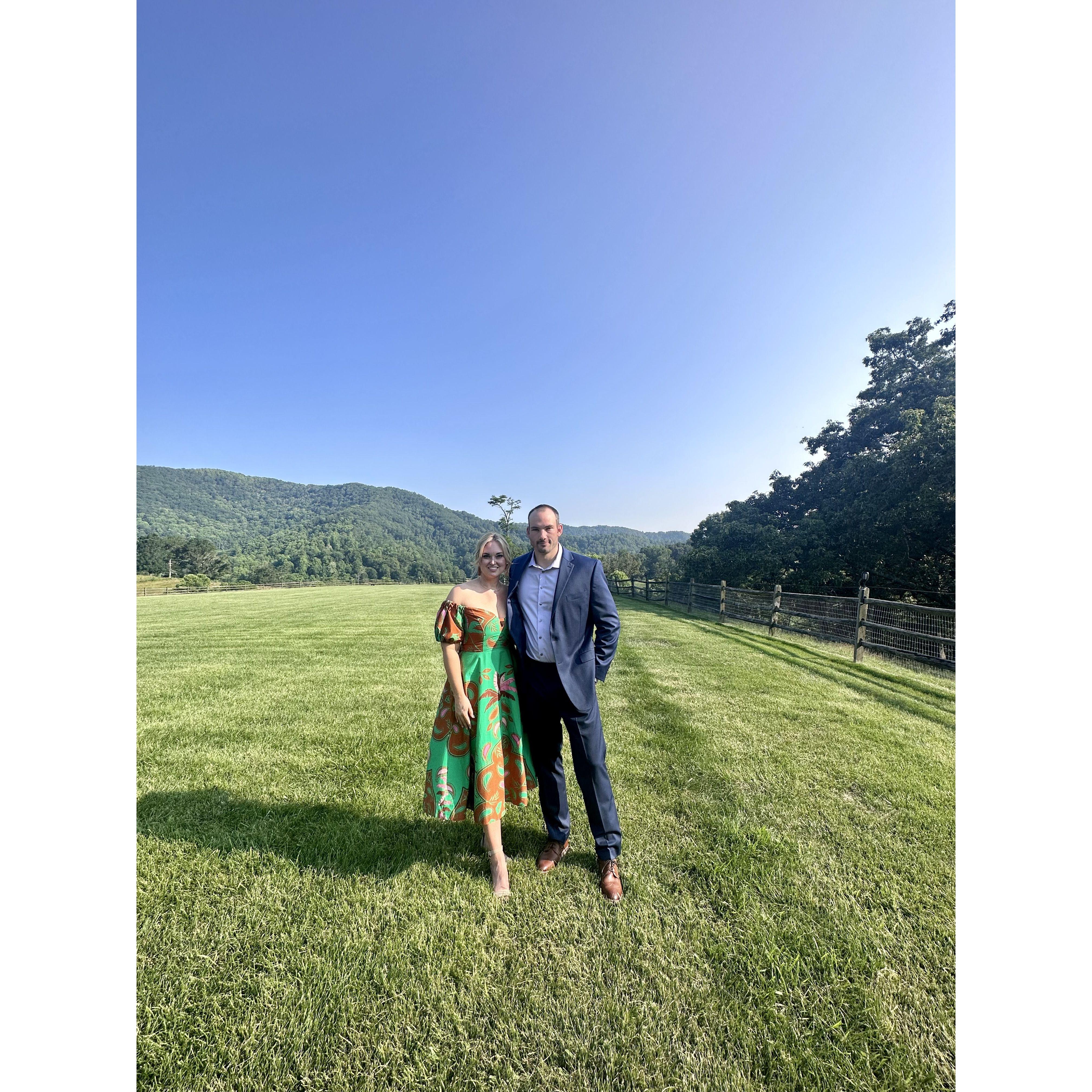 Asheville for the beautiful wedding of Holly’s cousin, Jessica and her husband Chris.