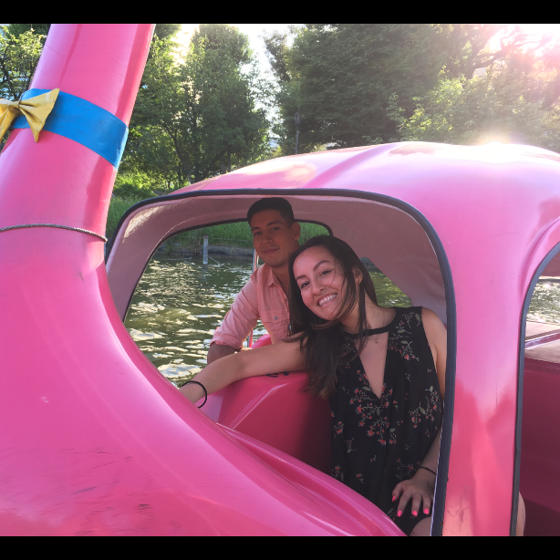 Doing romantic touristy things in Tokyo