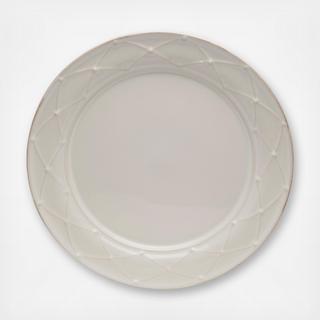 Meridian Lattice Trim Dinner Plate