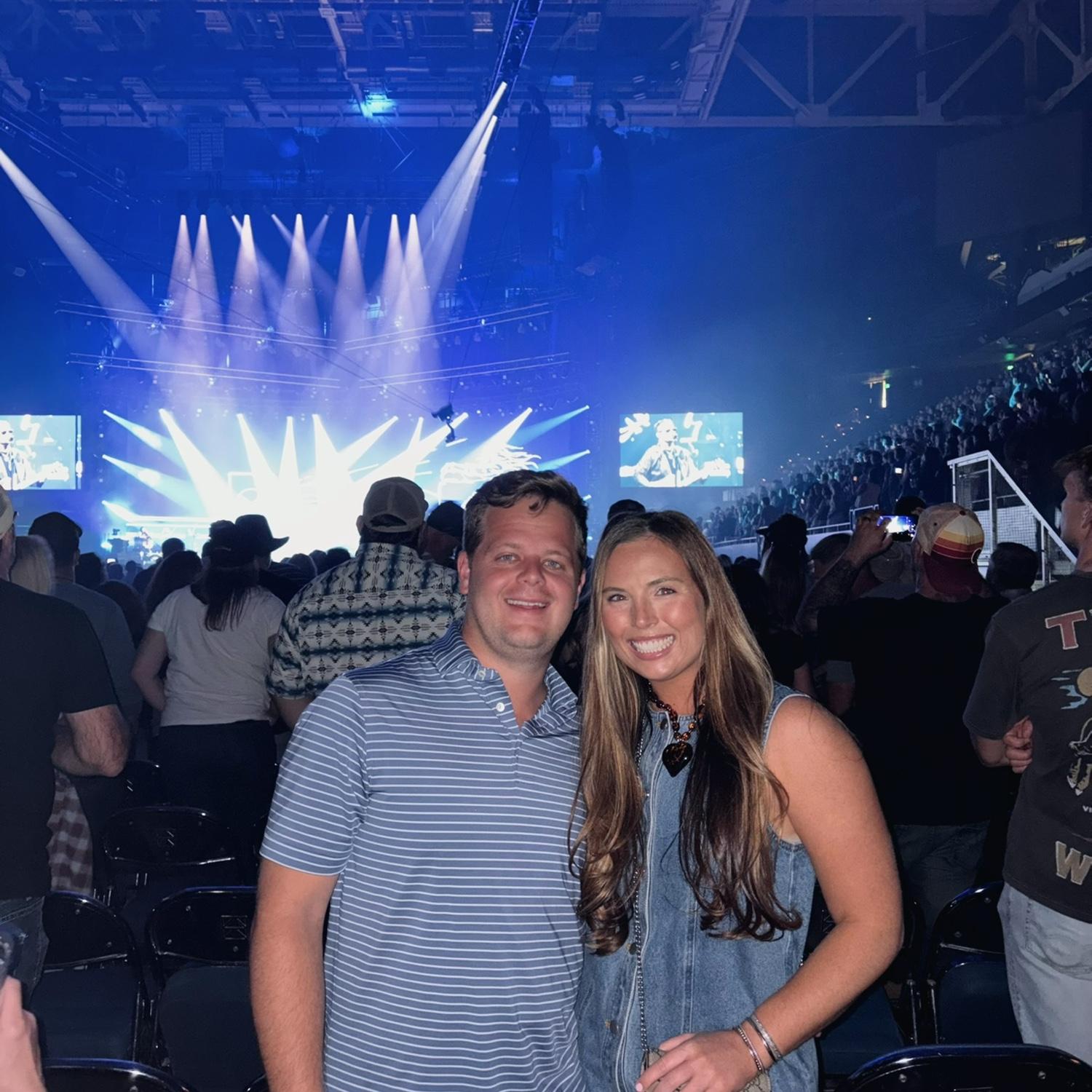 Eric Church Concert the Night Before the Proposal
