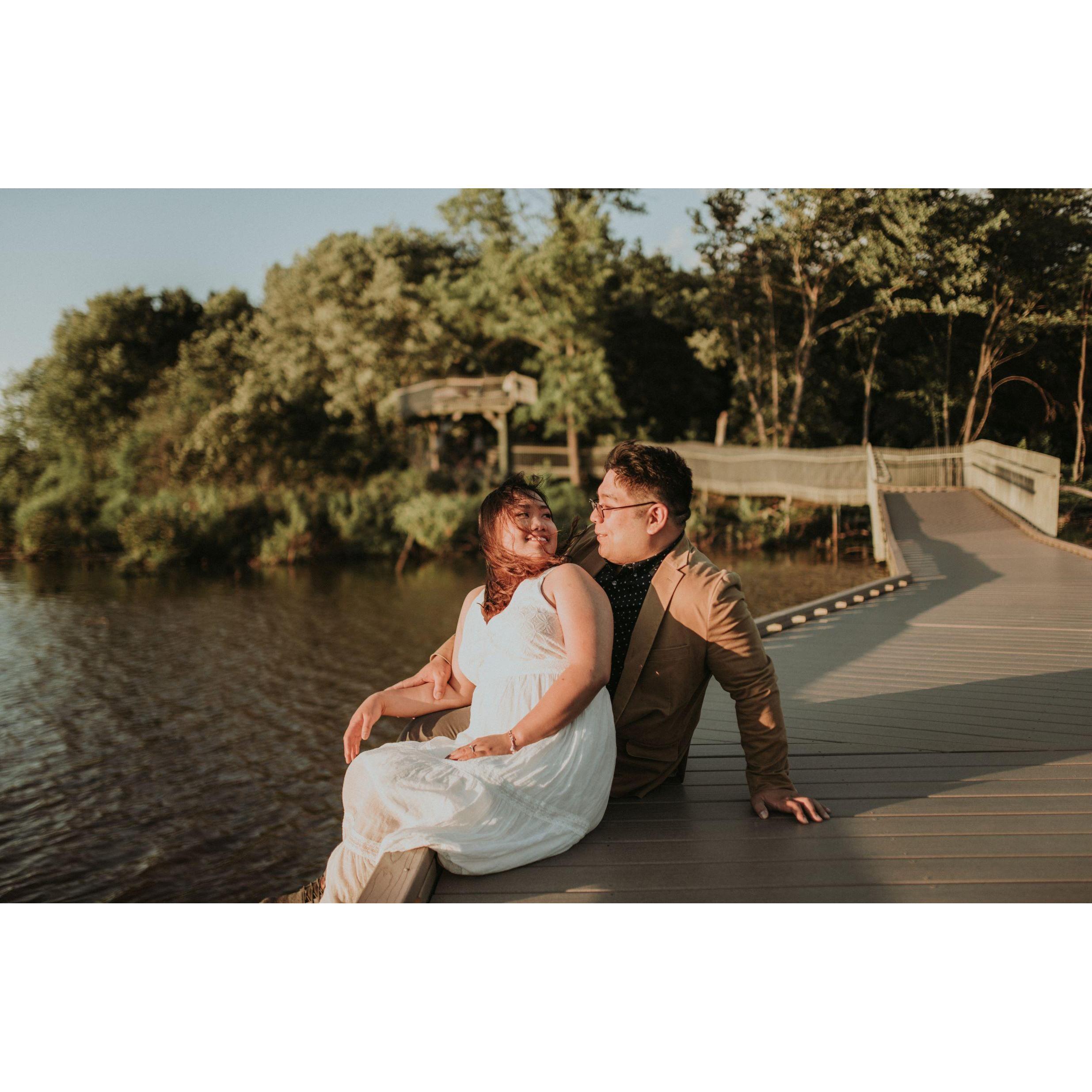 Gazing into each other's soul and we find our happiness.
