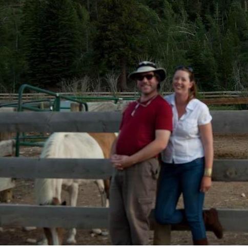 Dave visited Kate at the ranch in Colorado on his cross-country trip in 2010. His cousin Jane in Illinois (next stop) said of this pic: "Marry that girl!" She was right, if a few years early :)