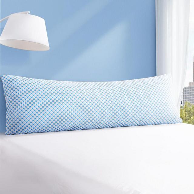 EASELAND Firm Body Pillow Shredded Memory Foam(Adjustable Loft), Cooling Breathable for Sleeping Full Body Size 1 Pack